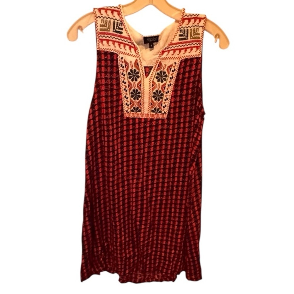 Papillon Embroidered Dress nwot